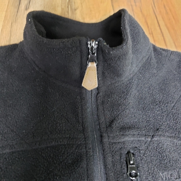 MOUNTAIN HORSE Fleece Quilted Black Zip Up Jacket "Crystal" Size Small - Picture 6 of 16